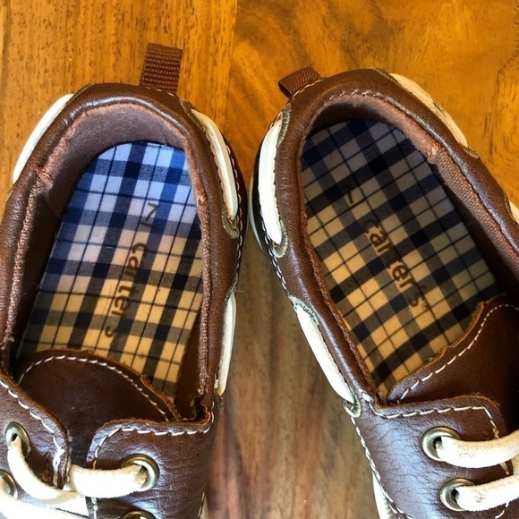 Carter’s Brown Boat Shoes - Picture 3 of 6